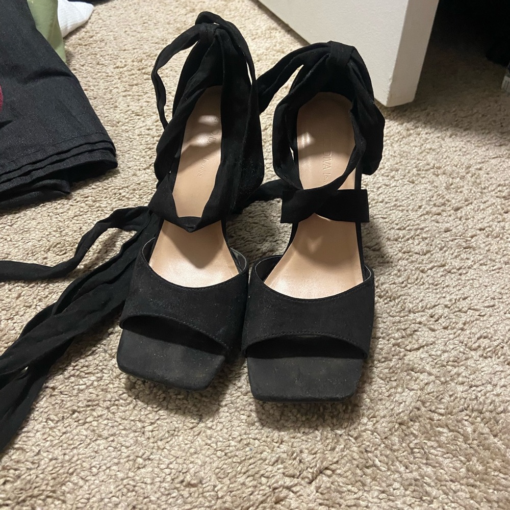 Black heels